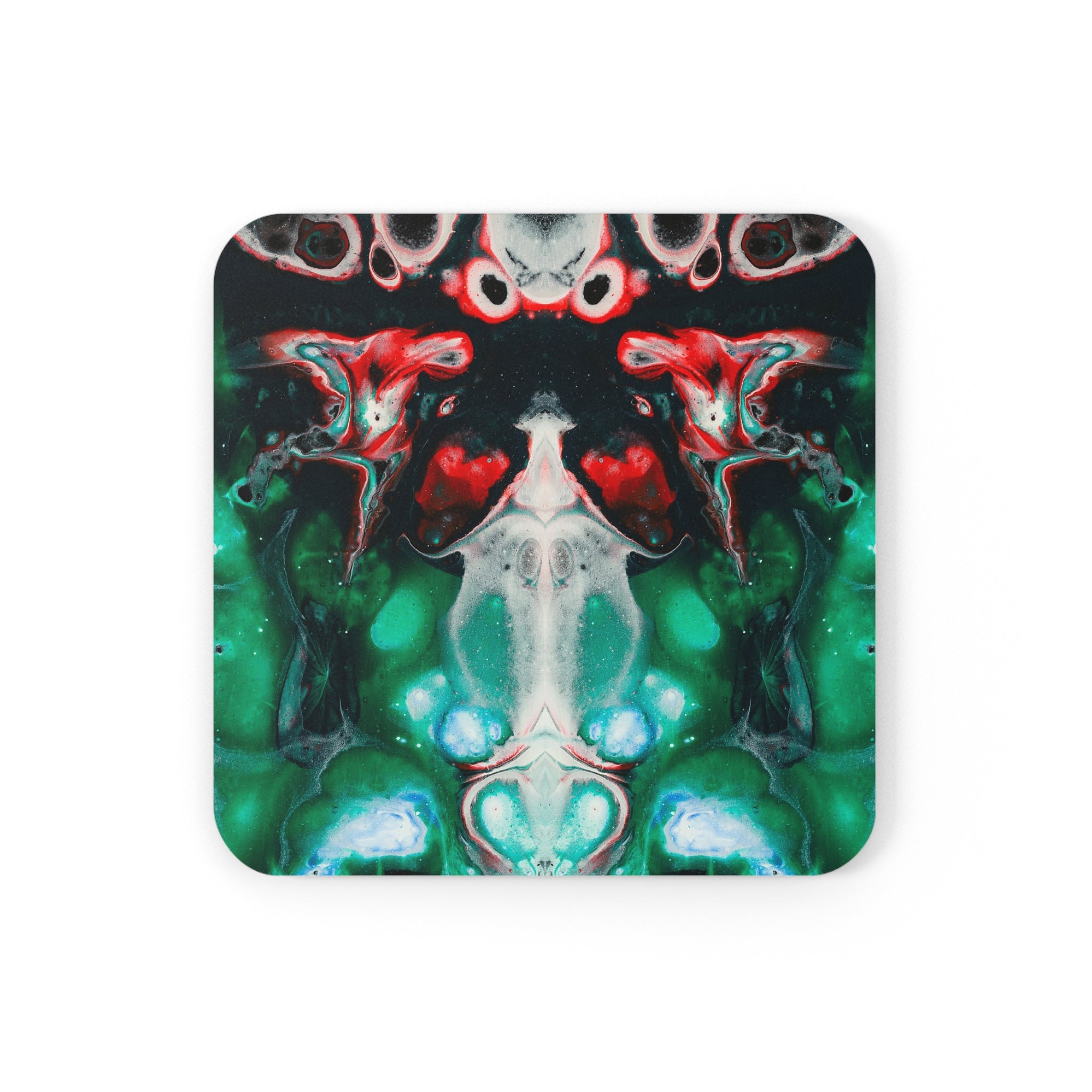 Cameron Creations - Galaxy Rose - Stylish Coffee Coaster - Square Front