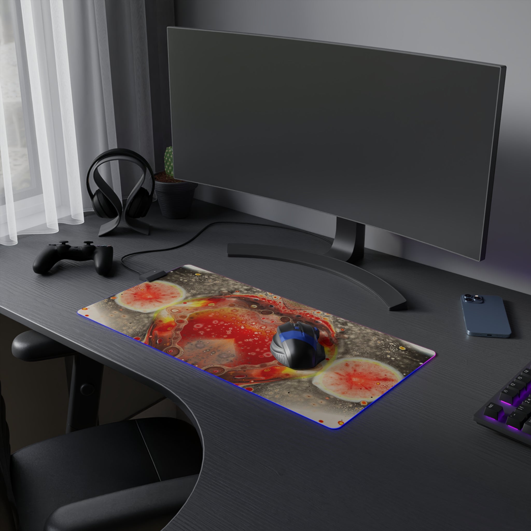 Crab Portal - LED Gaming Mouse Pad