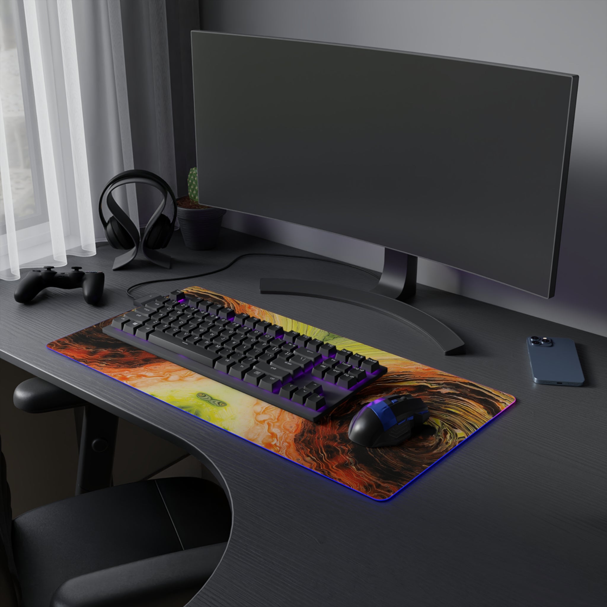 Tunnel Vision - LED Gaming Mouse Pad