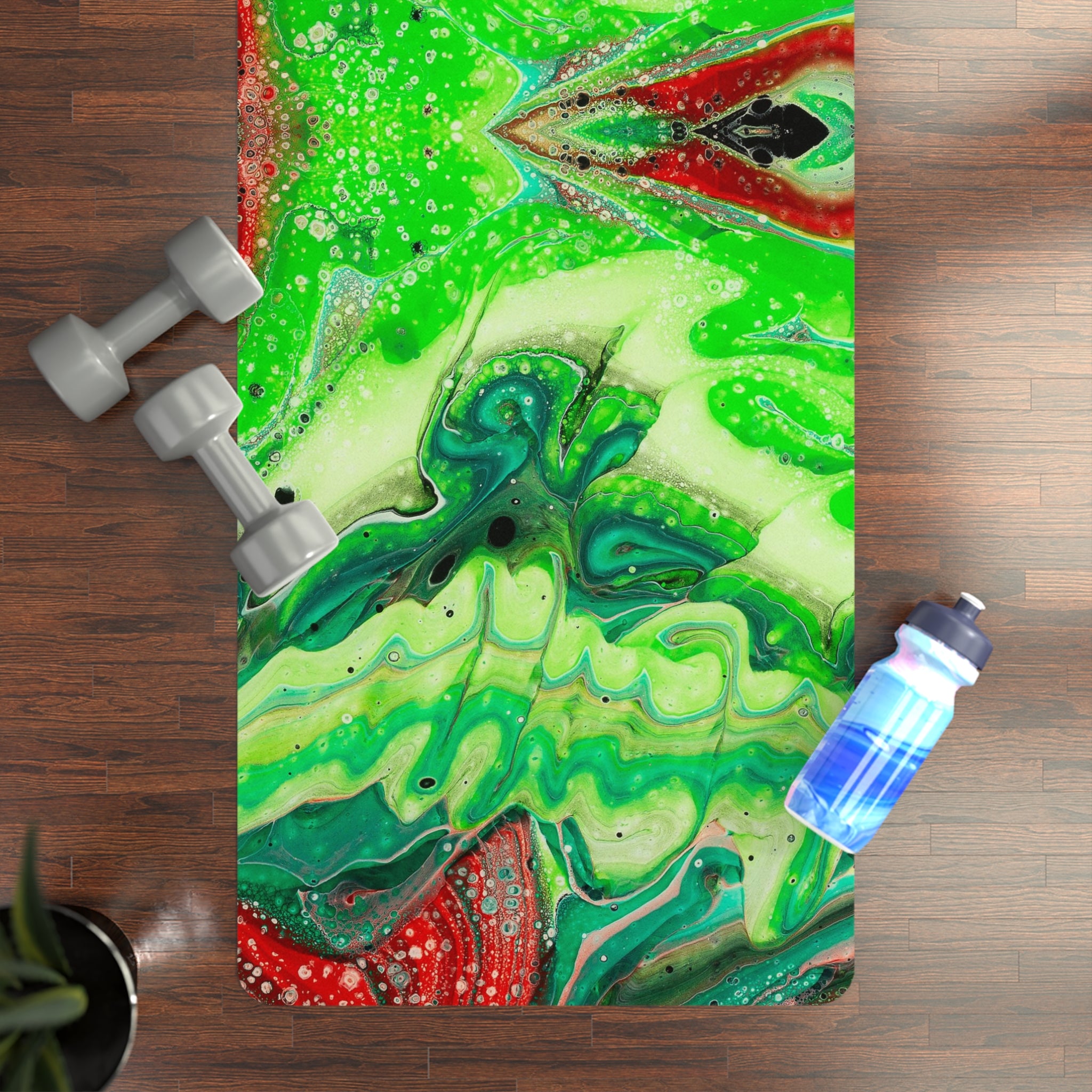 Seas Of Green - Rubber Yoga Mat