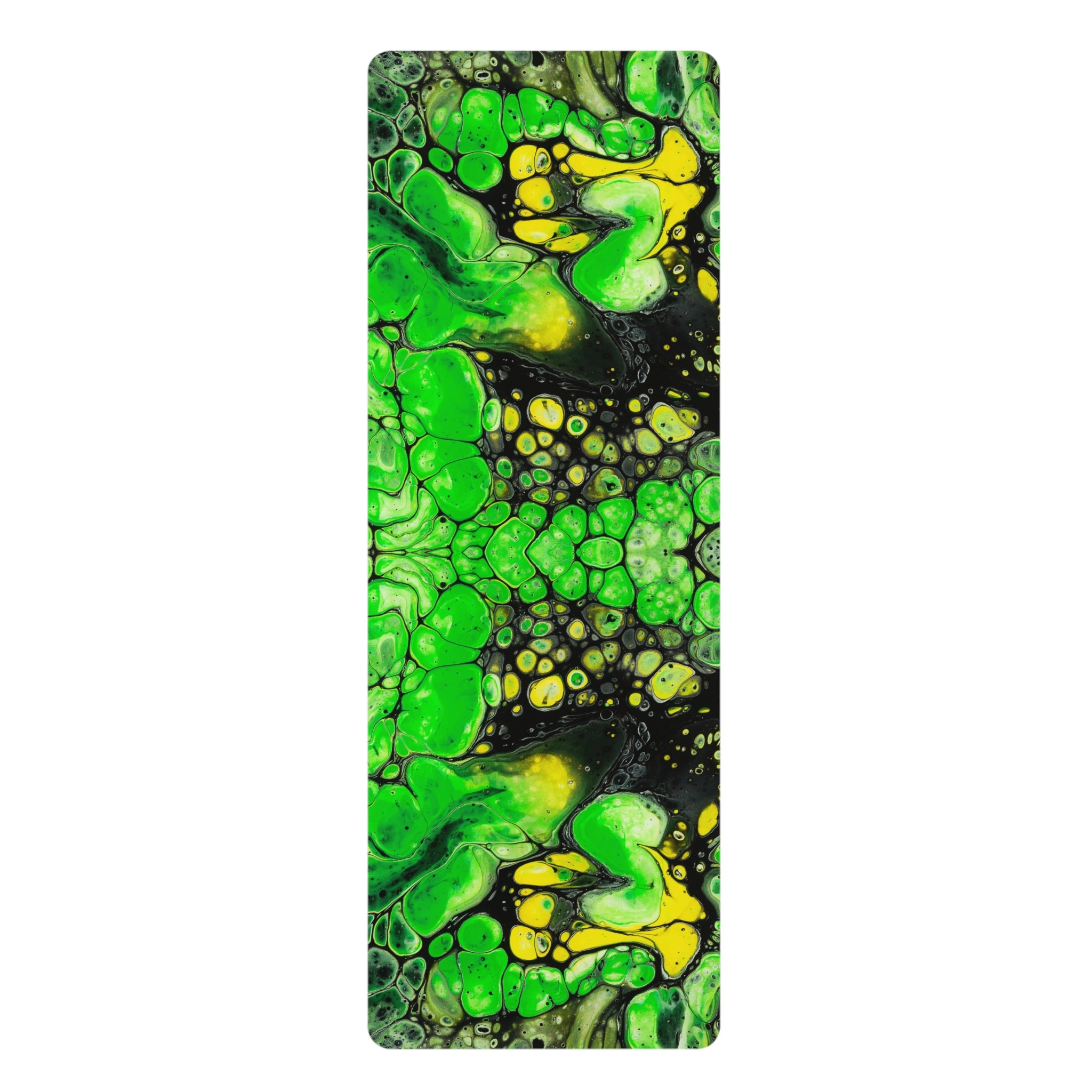 Green Galaxy - Rubber Yoga Mat