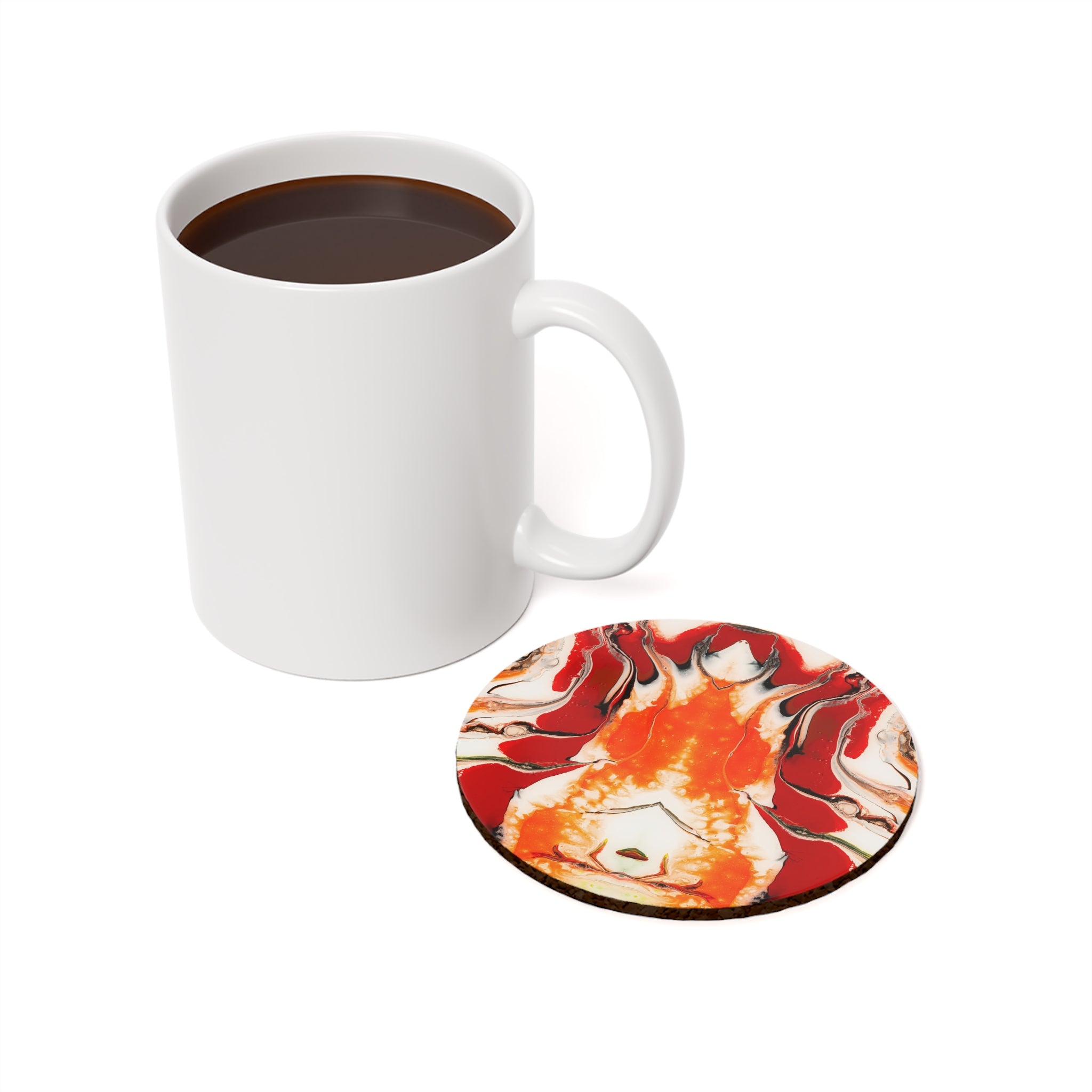 Cameron Creations - Rivers Of Hellandria - Stylish Coffee Coaster - Context Circle