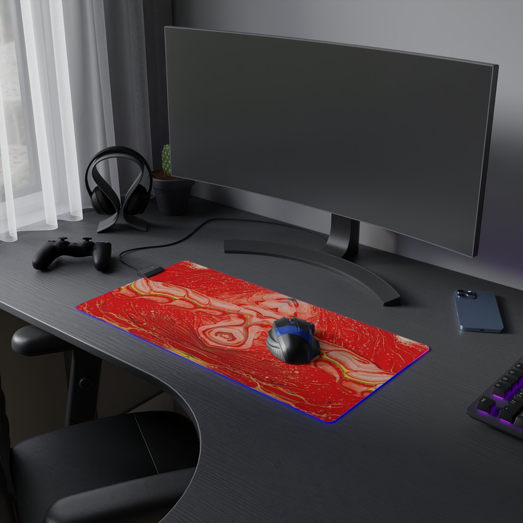 Cameron Creations - LED Gaming Mouse Pad - Galactica Organis - Concept 4