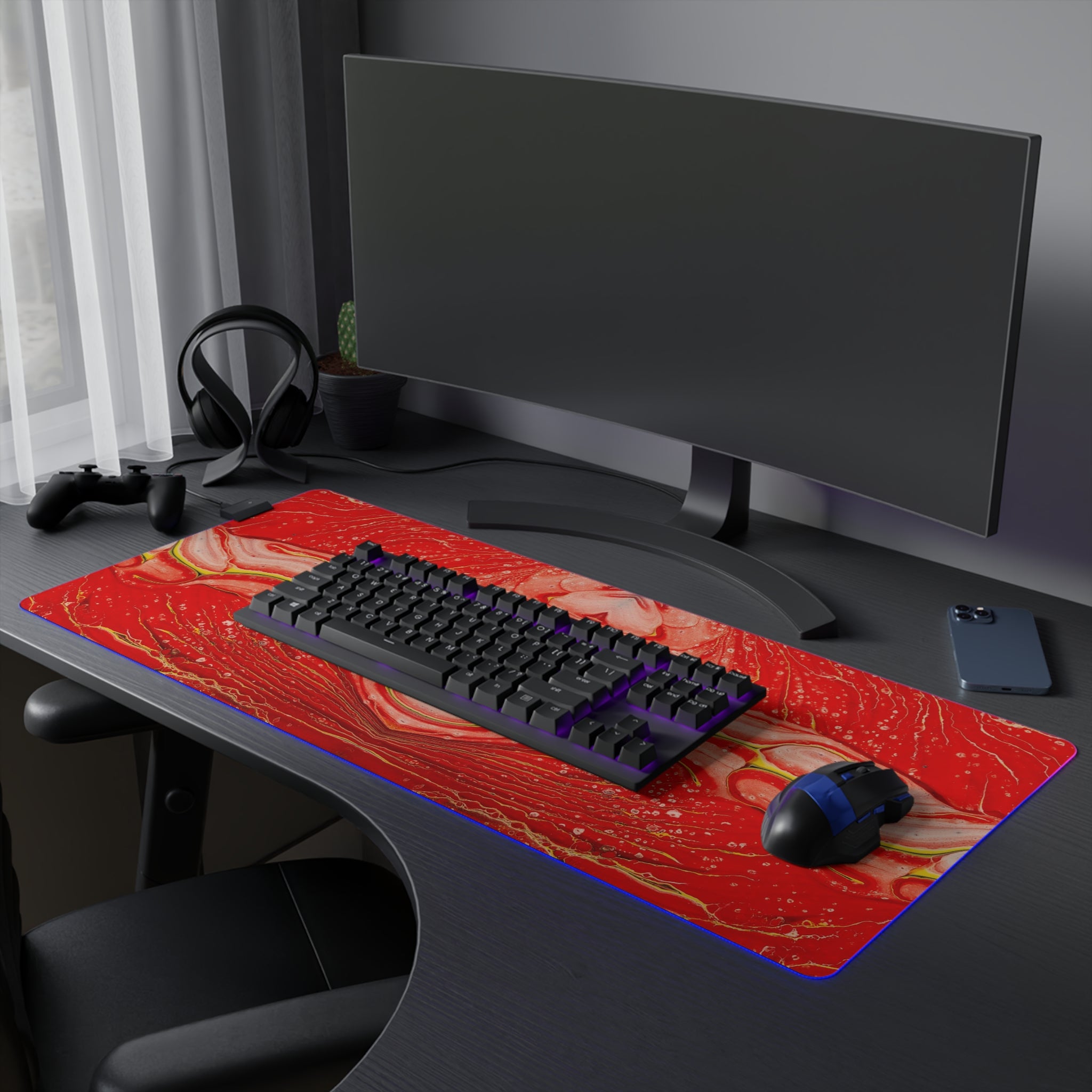 Cameron Creations - LED Gaming Mouse Pad - Galactica Organis - Concept 1