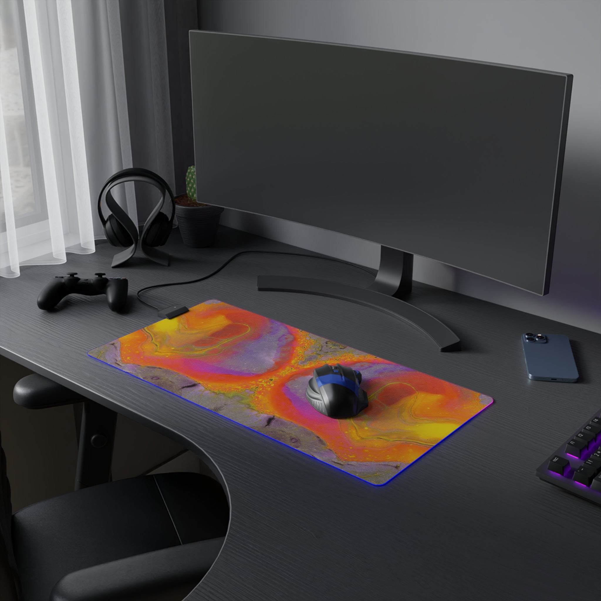 Smooth Moves - LED Gaming Mouse Pad