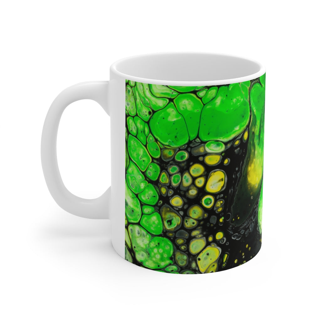 Green Galaxy - Ceramic Mug - Cameron Creations Ltd.