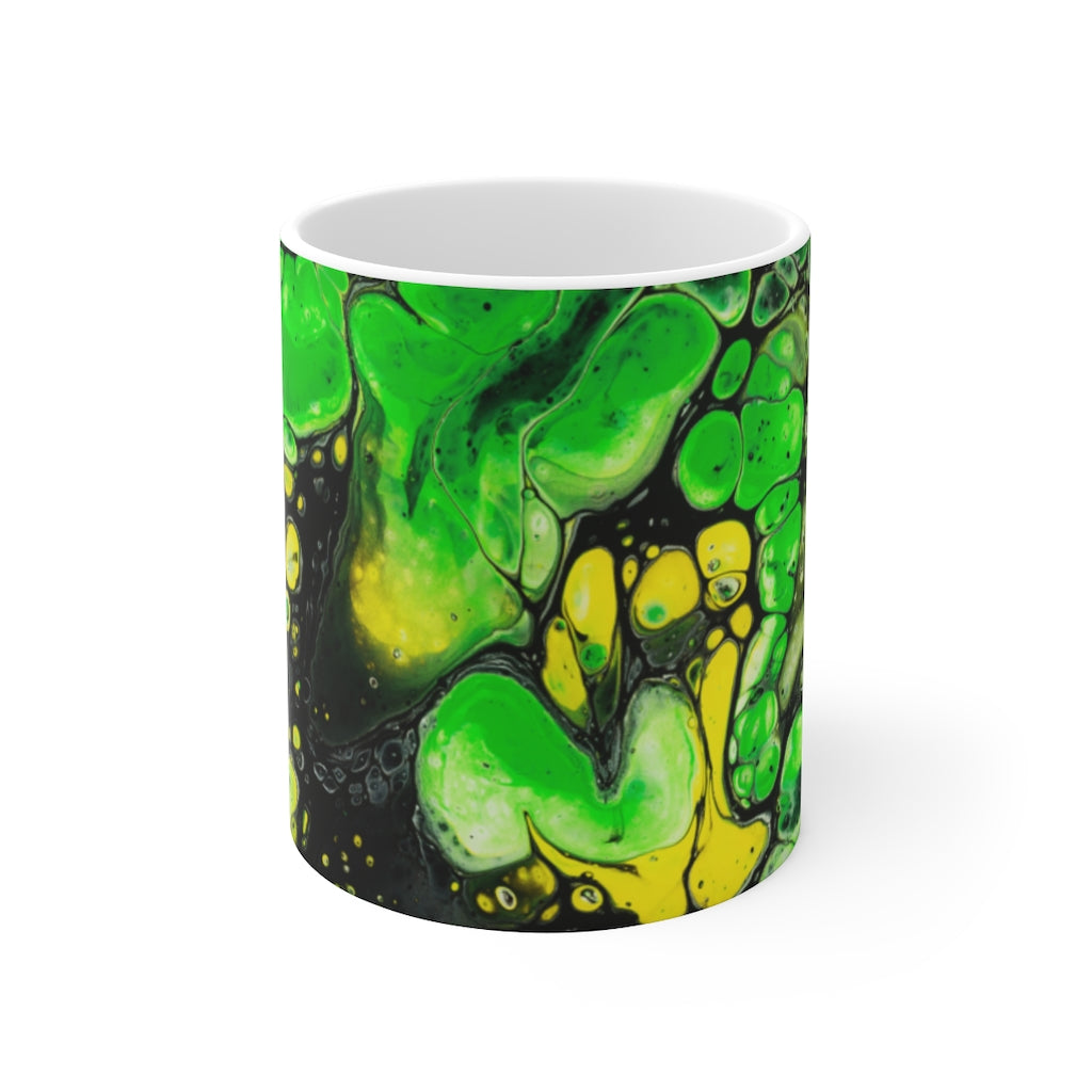 Green Galaxy - Ceramic Mug - Cameron Creations Ltd.