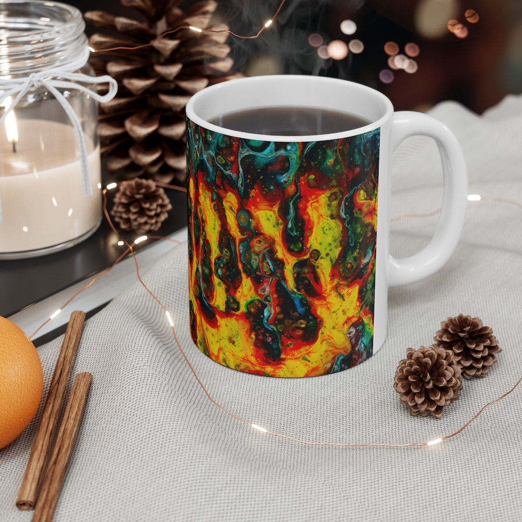 Floating Flames - Ceramic Mug - Cameron Creations Ltd.